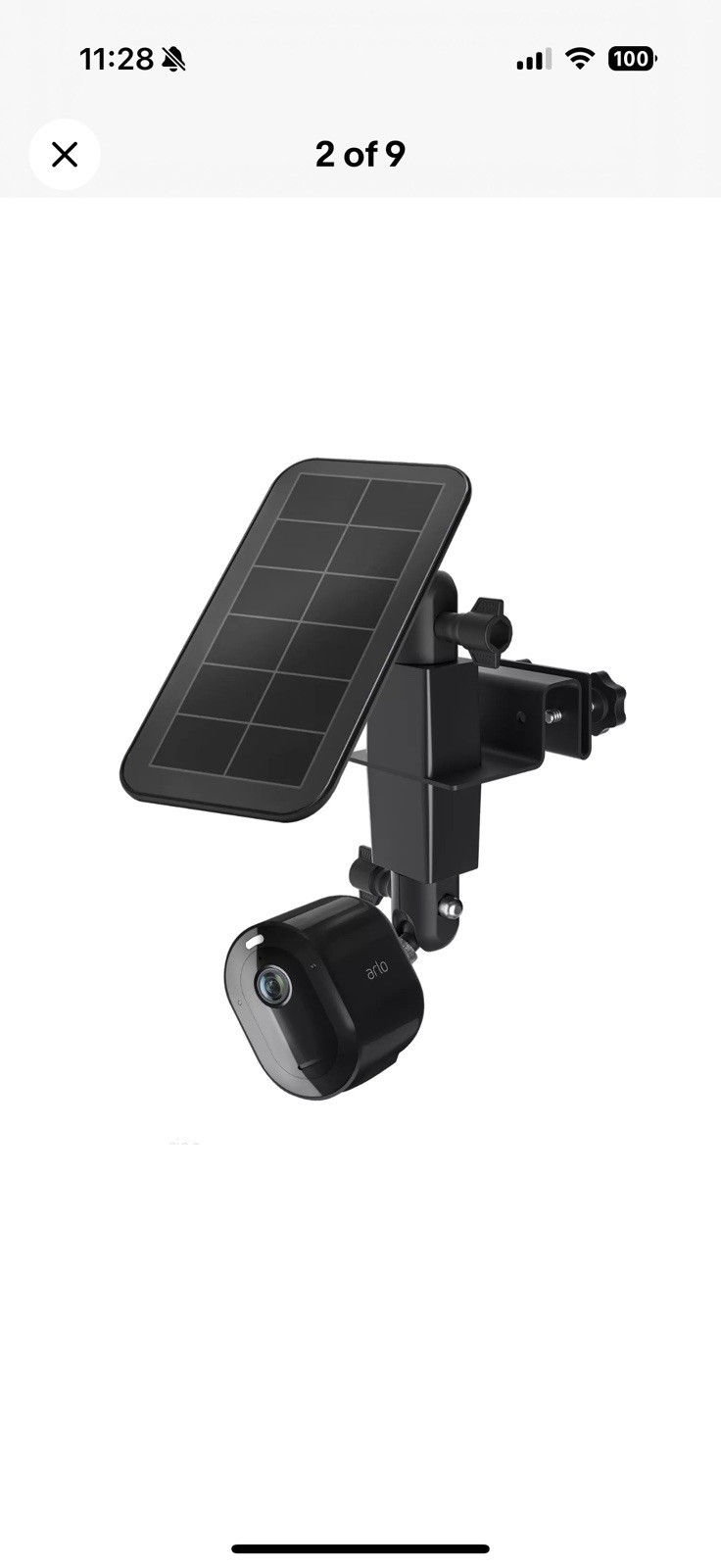 2 in 1 Gutter Mount Universal, Surveillance Camera, Solar Panel Mount.￼