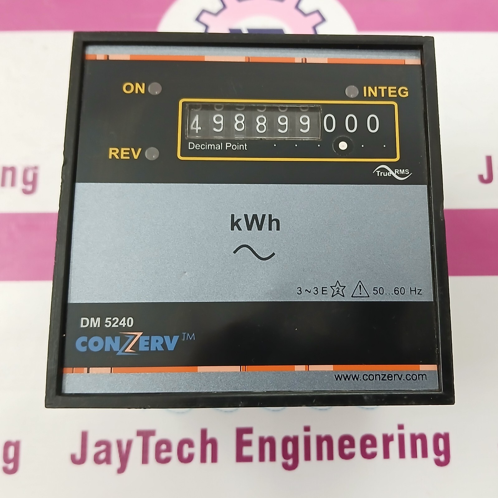 CONZERV DM5240 ENERGY METER 3593.9 KWH