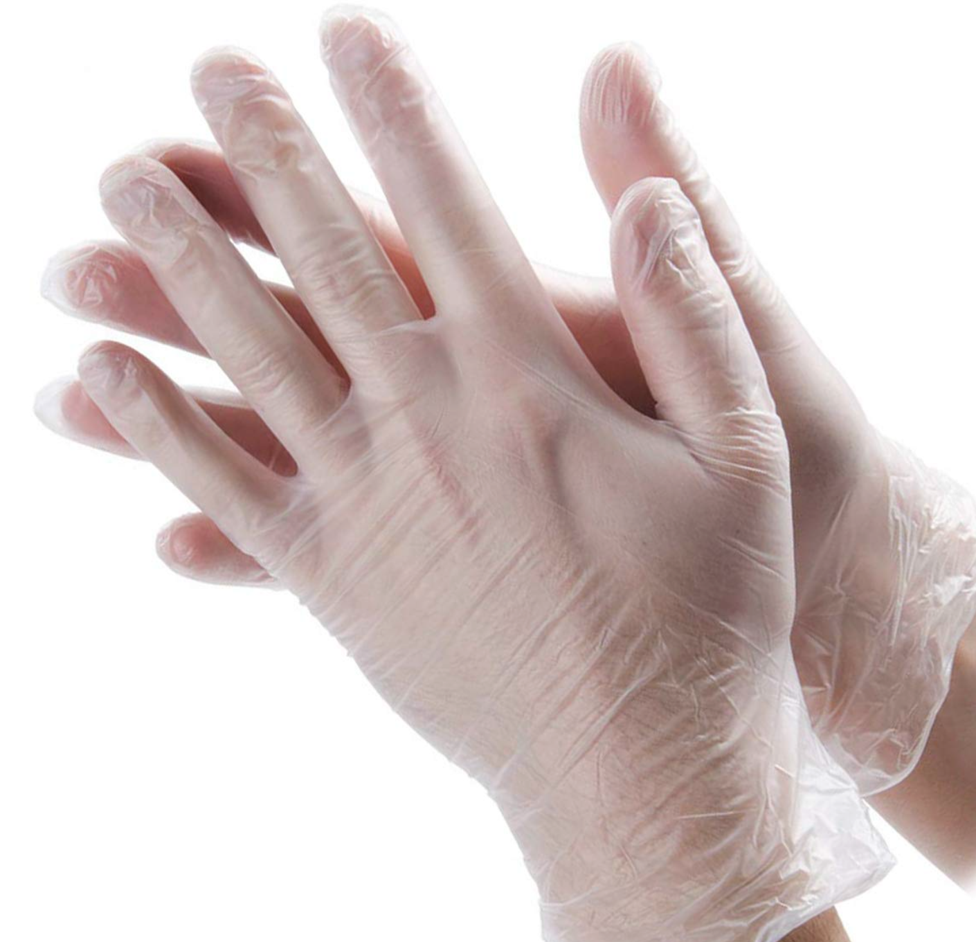Vinyl Disposable gloves Large 100 unit/pk size 10pk
