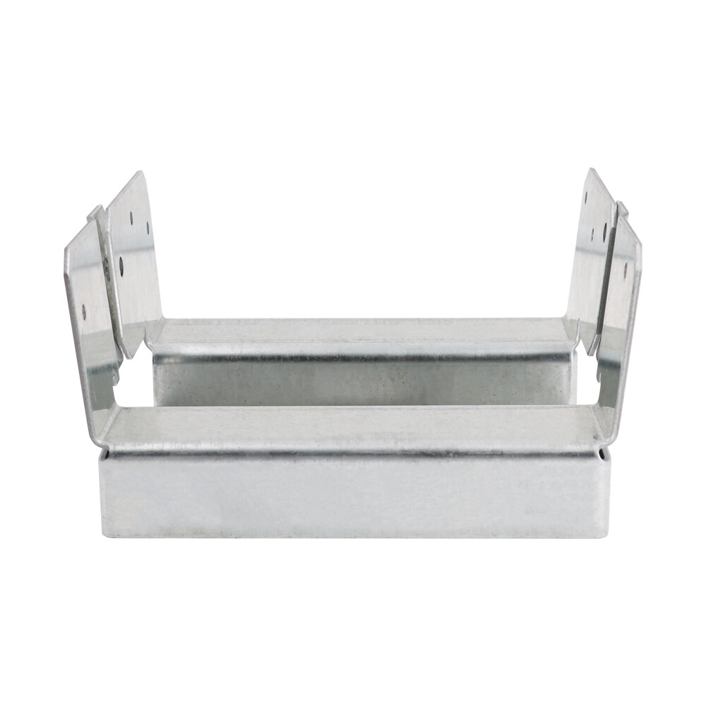 TIEWARDS ABA66Z ZMAX Galvanized 14-Gauge 6x6 Adjustable Post Base 10-per Box