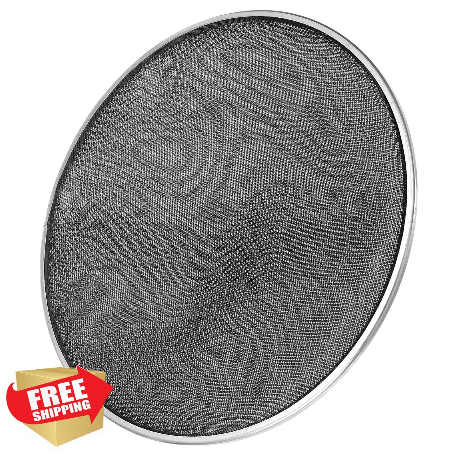 MECCANIXITY 18" Mesh Drum Head Black Double Layer Mute