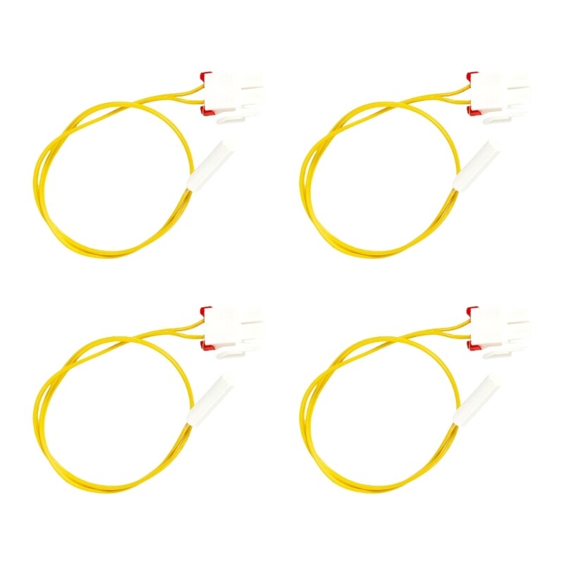 Set of 4 Refrigerator Temperature Sensor Defrost Function Probe for Refrigerator