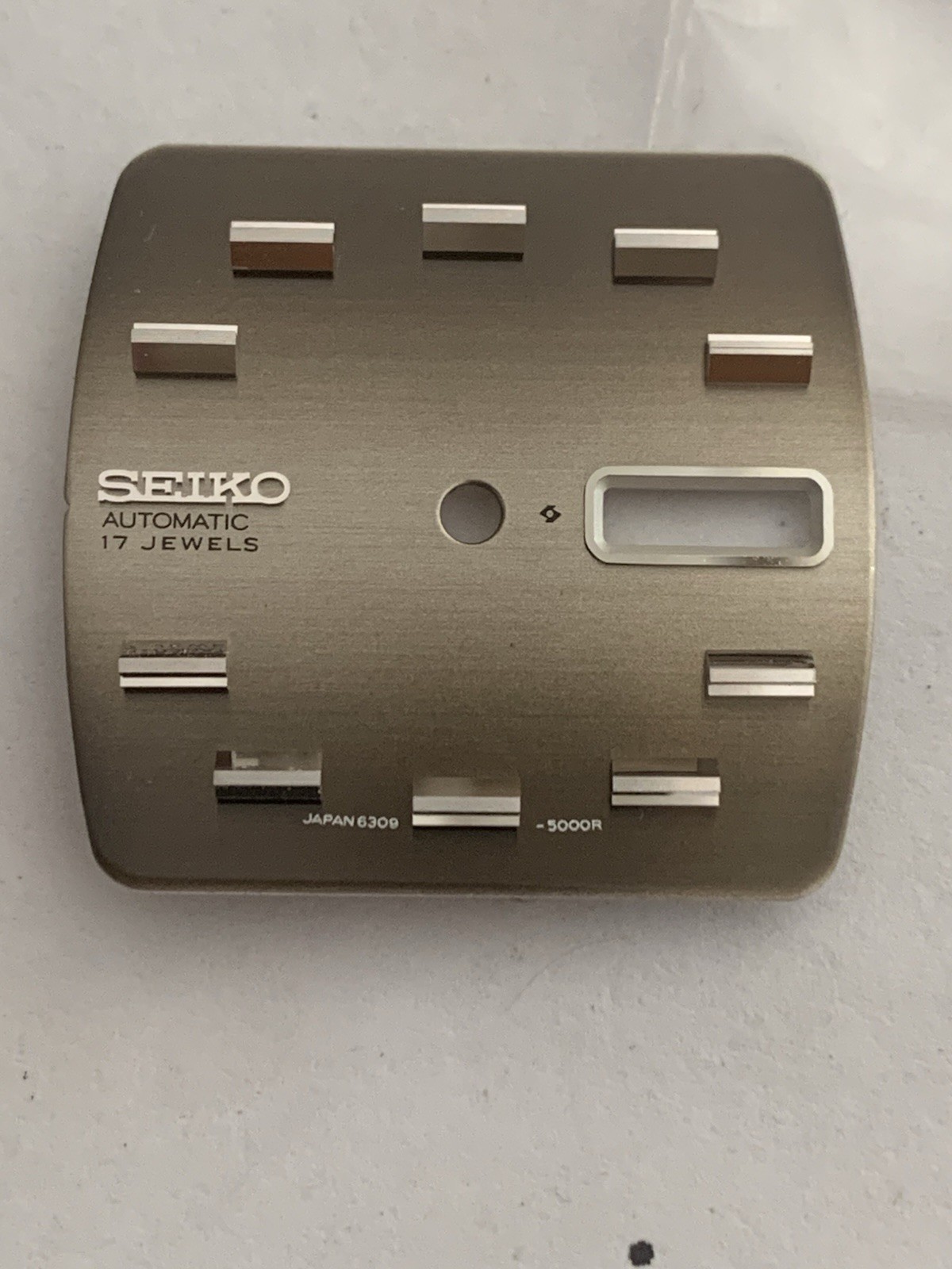 Seiko Watch Dial Part 6309-5000 Sunburst With Steel Batons