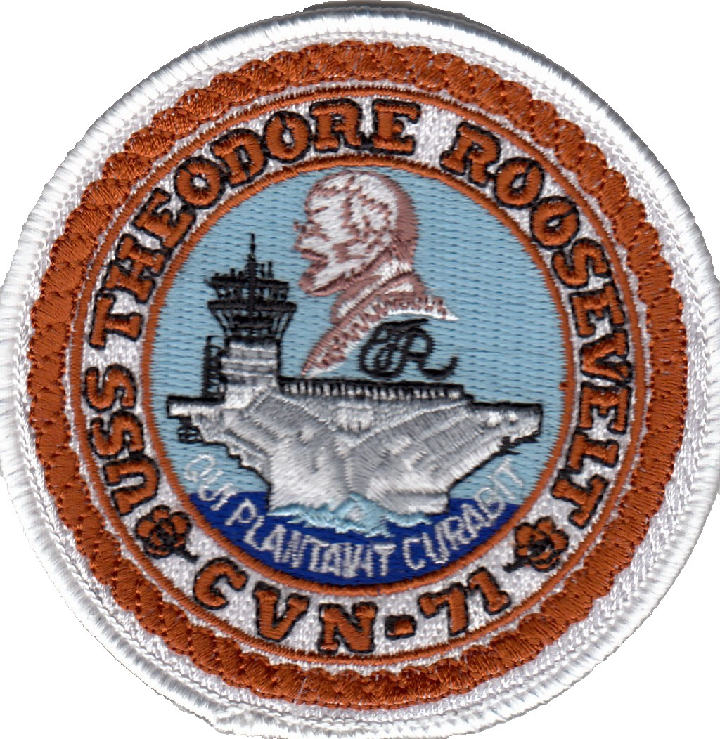 USS THEODORE ROOSEVELT CVN-71 PATCH
