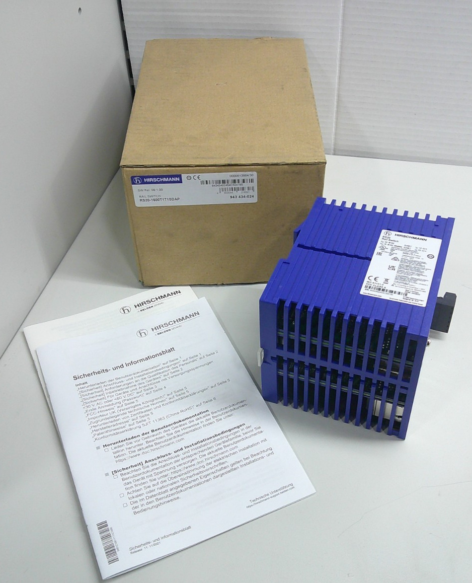 Hirschmann RS20-1600T1T1SDAP Ethernet Rail Switch Managed 16 Port RJ45