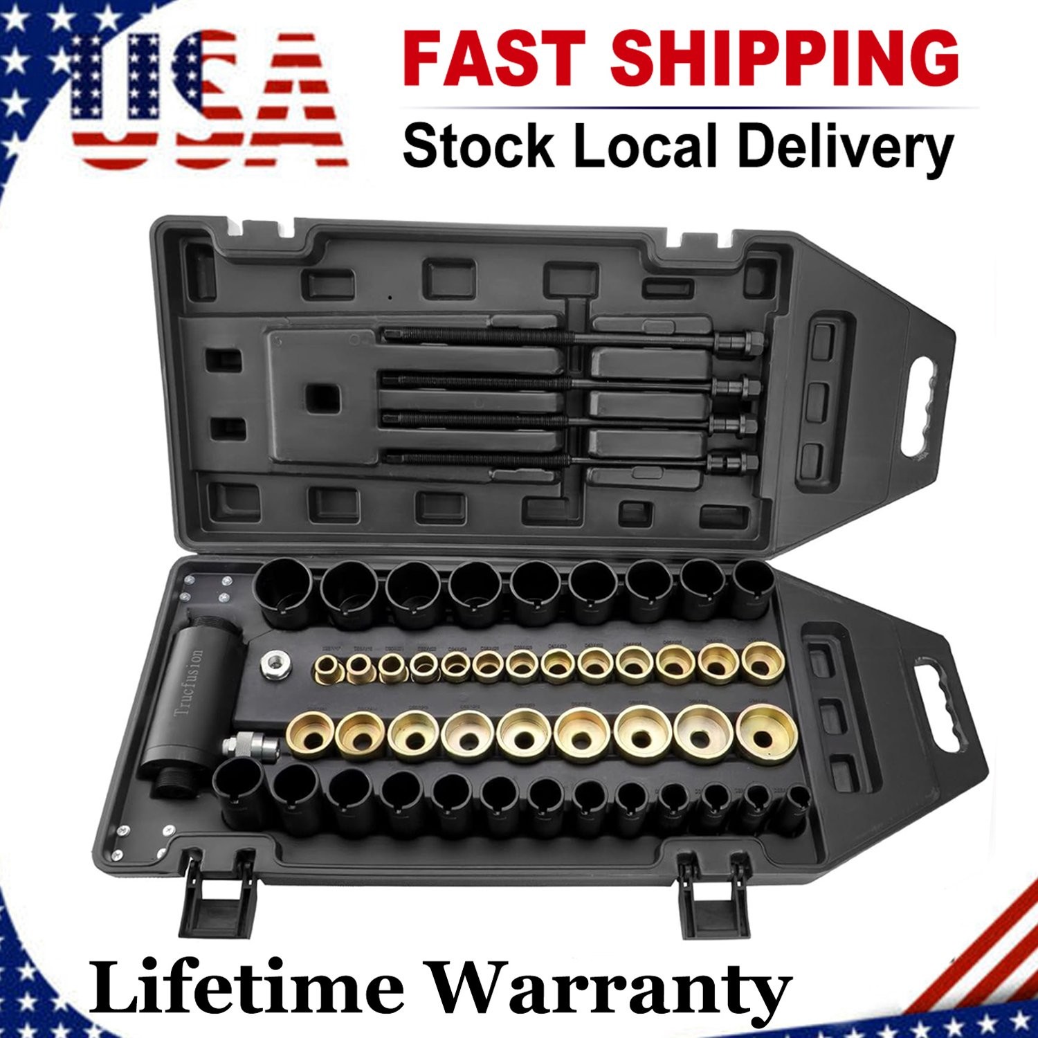 Hydraulic Bush Extractor Installer Set Universal Automotive Repair Tool Kit New