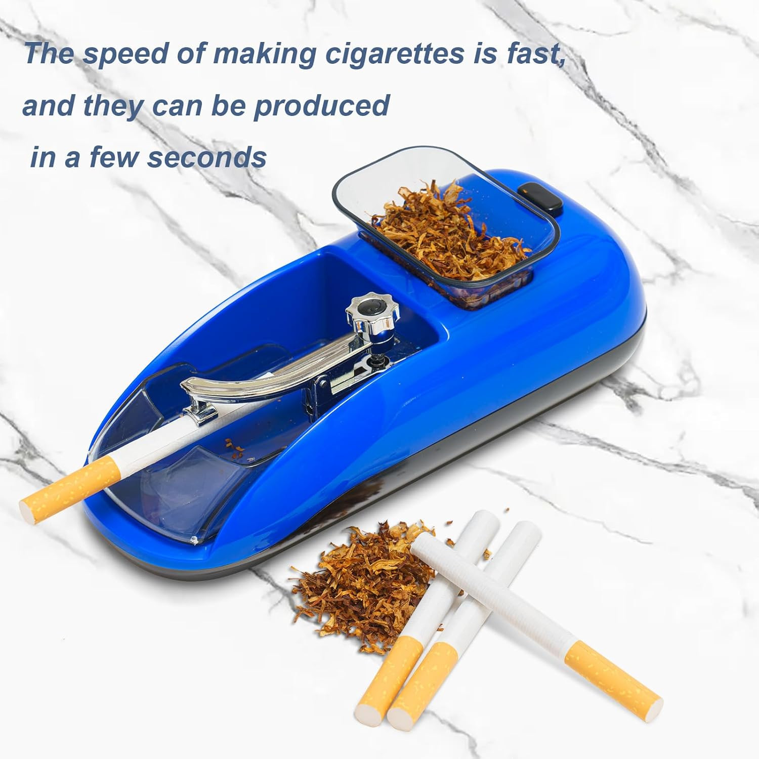Cigarette Machine Automatic Electric Rolling Roller Tobacco Injector Maker US