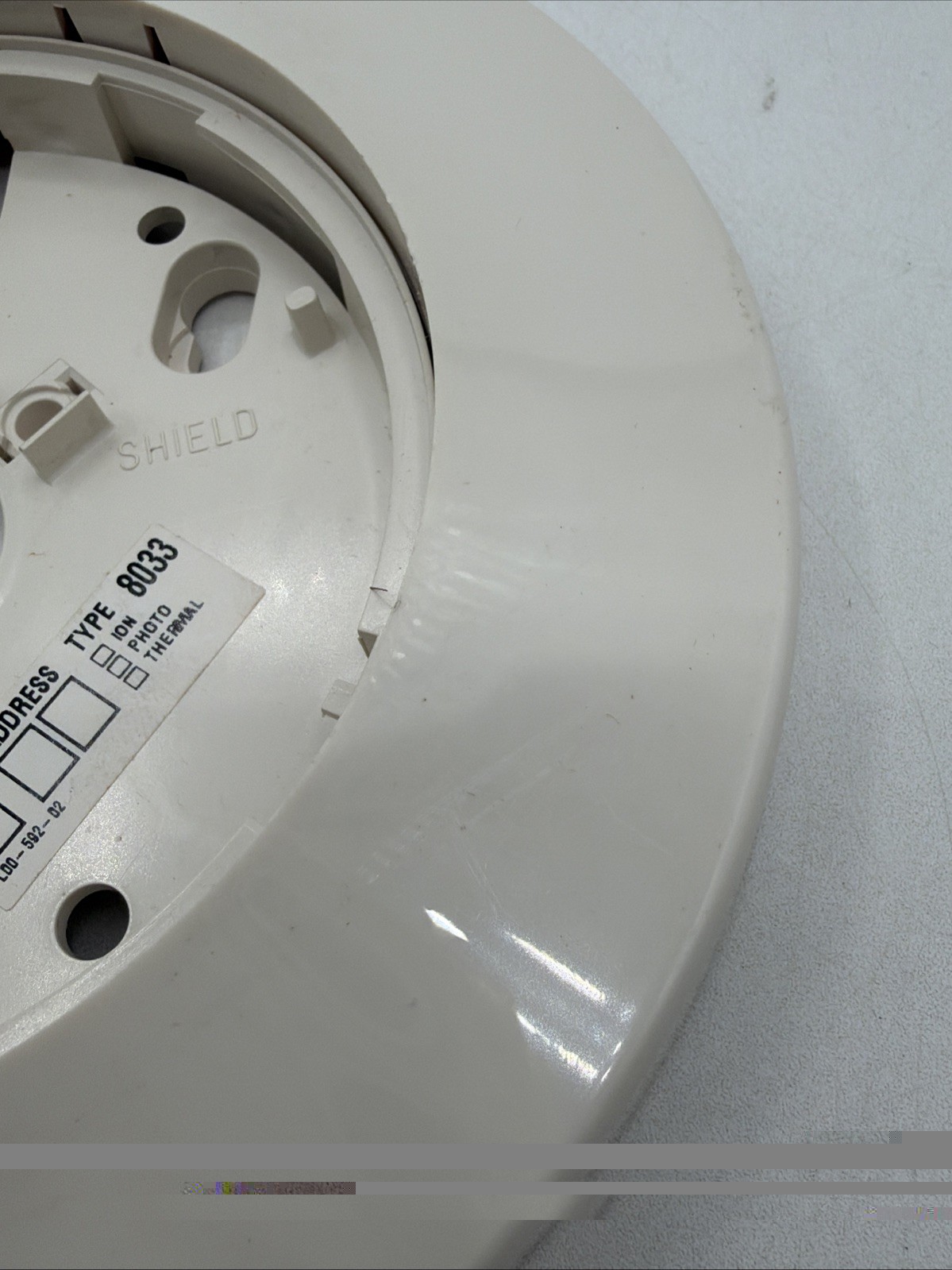 System Sensor B350LP Smoke Detector Mounting Base | Used | No Box | Wired Ivory