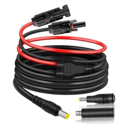 6FT Solar Connector to DC 8mm Adapter Cable for Jackery Explorer 3000 6FT/1.8M