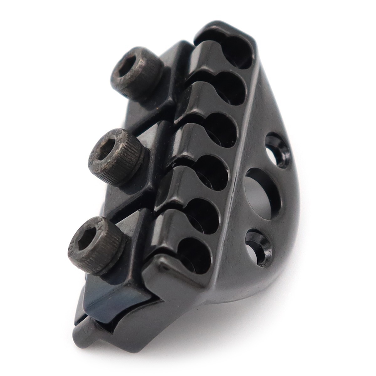 6 String Headless Electric Guitar Roller Tremolo Bridge with String Locks Black
