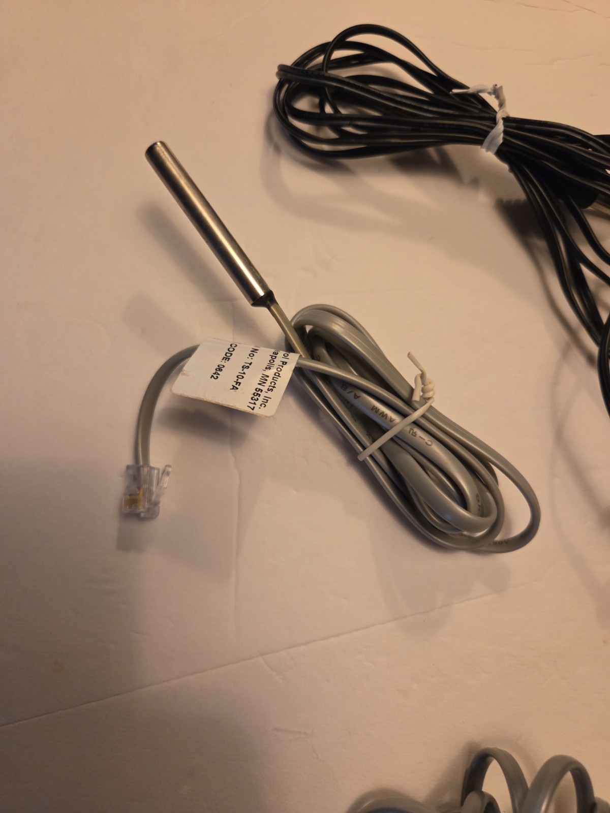 Control Products Freeze Alarm FA-I-CCA w/Power Adapter & Sensor