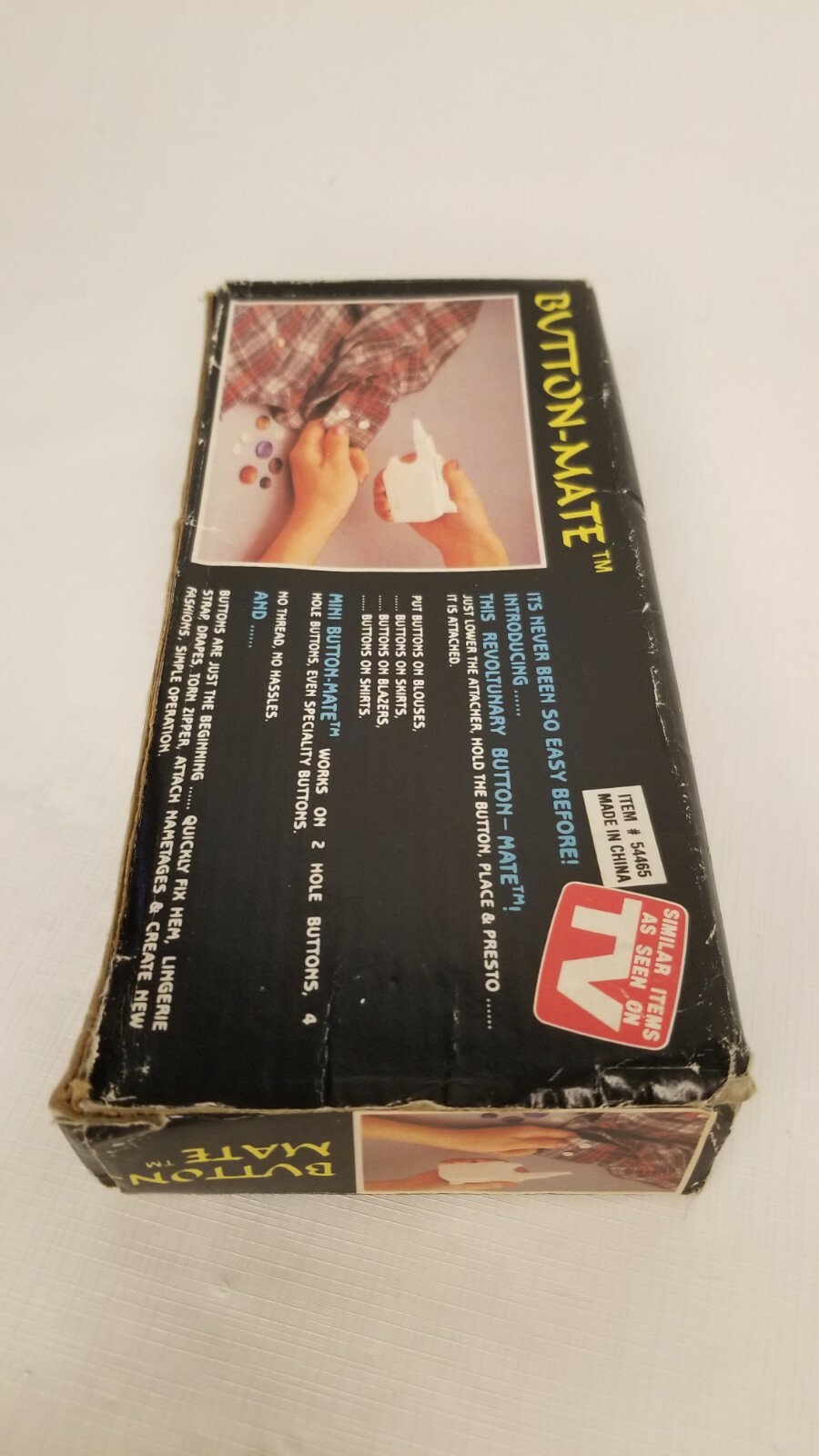 Button-Mate Instant Button Attach Repair As Seen On TV Easy Quick Fix No Sew