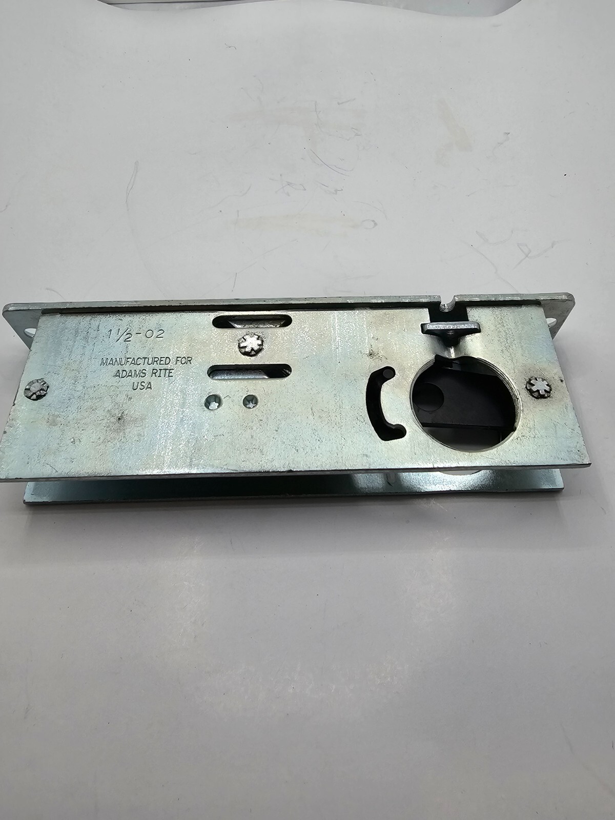 Adams Rite Deadlock Deadlatch 1-1/2"-02 Backset Hook-Shaped Lock - PICTURED ITEM
