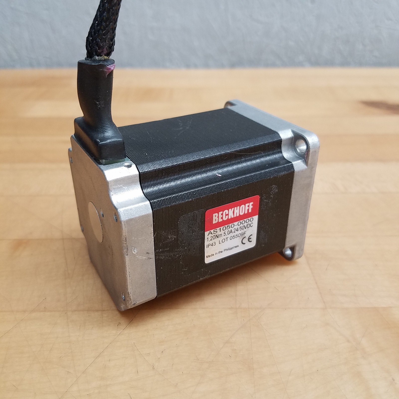Beckhoff AS1050-0000 Stepper Motor, 5Amp, 24/50Vdc - USED