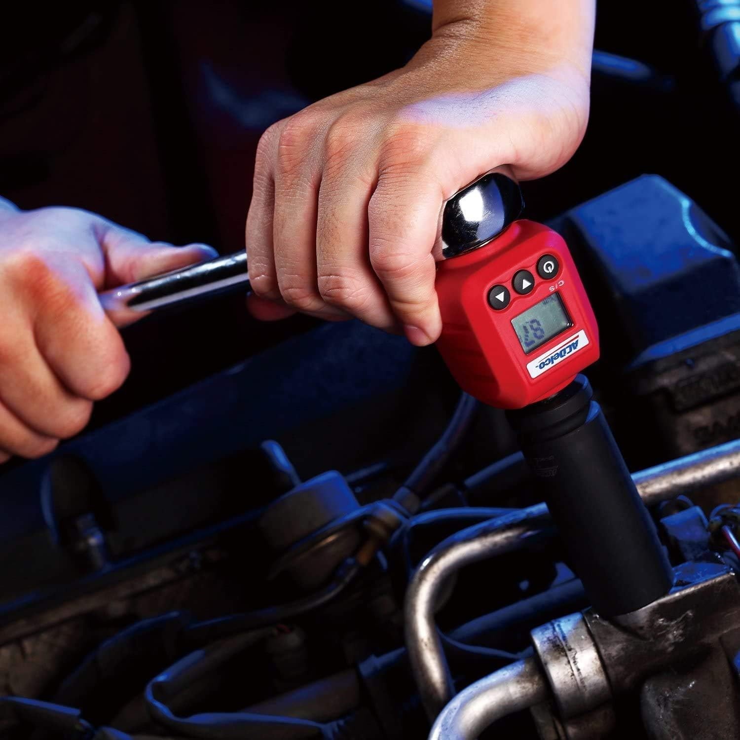 Heavy Duty ACDelco Digital Torque Adapter - Dual Size & LED Notification