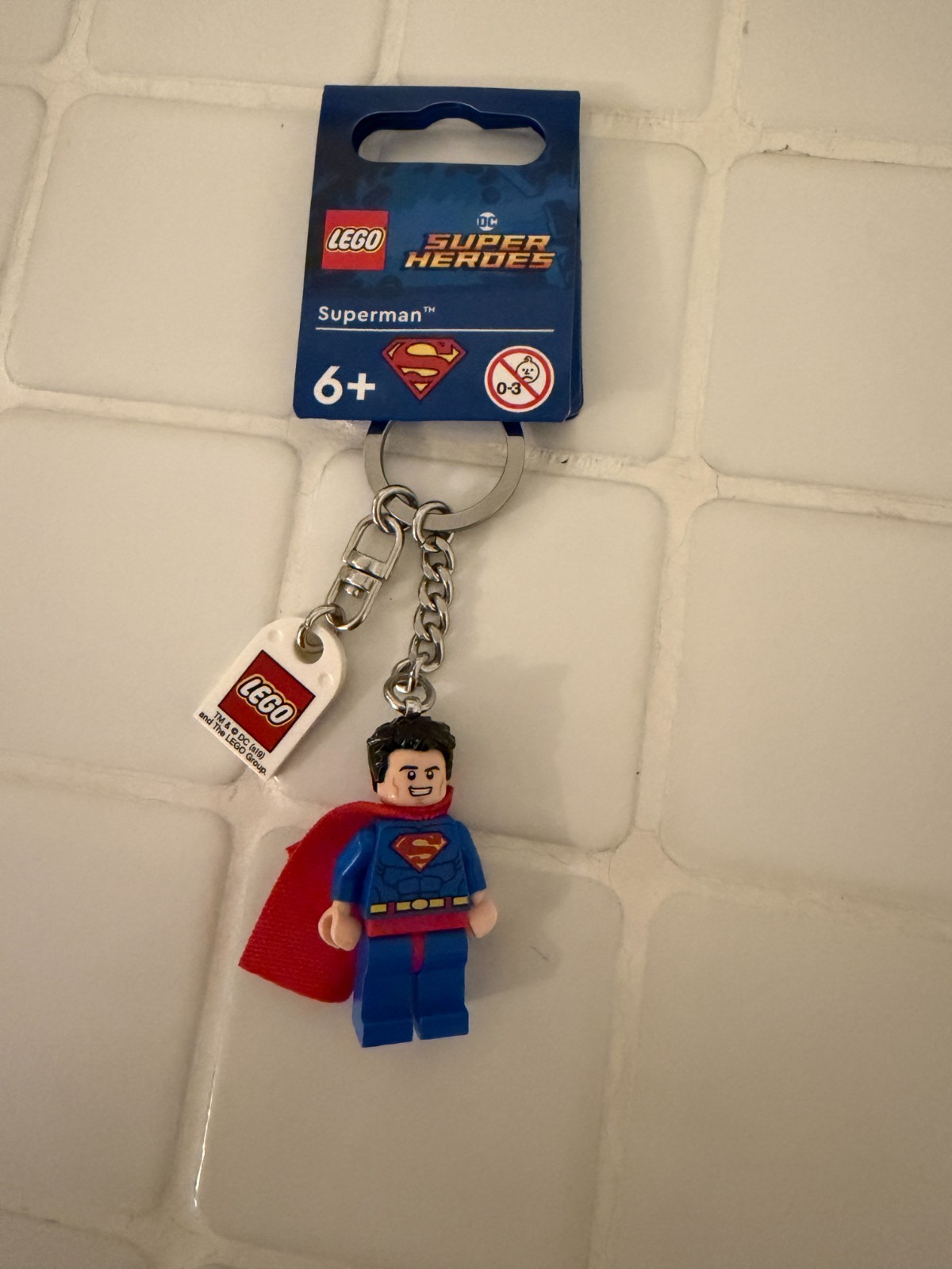 Lego Superman Keychain - Superheroes Edition - 11 Pieces in Total
