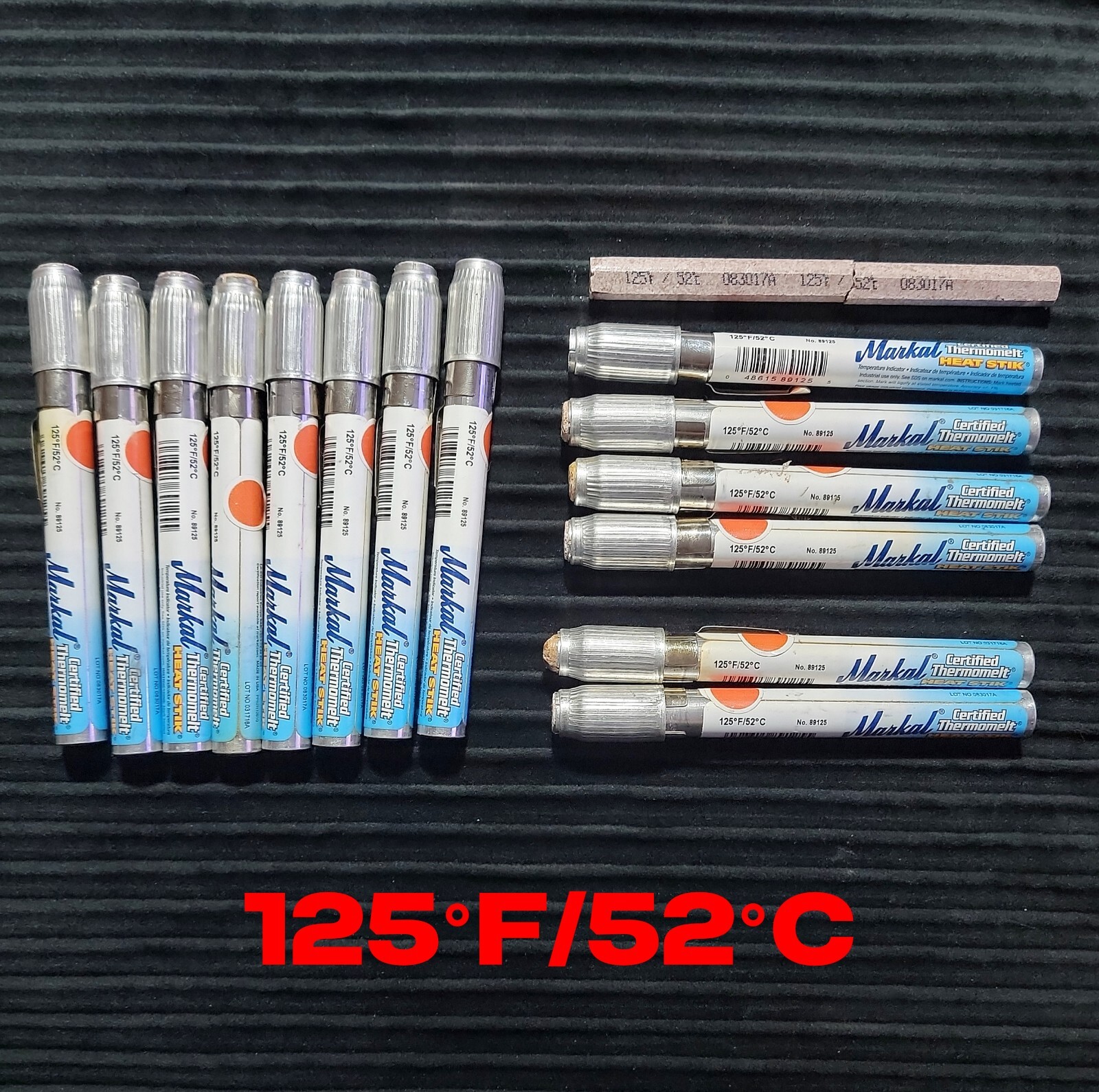 Lot of 14 Markal Thermomelt Heat Stik (125°F / 52°C) – SOME BROKEN