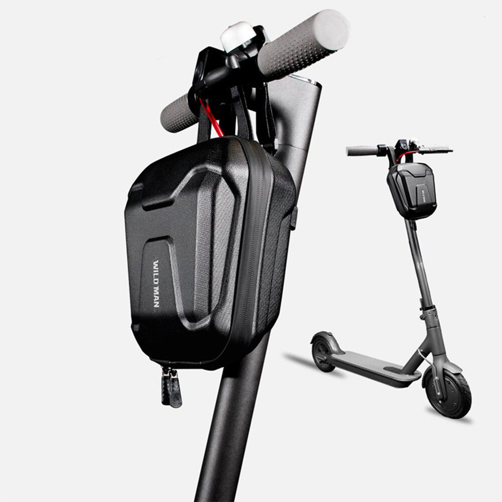 WILD MAN Bike Bicycle Scooter Handlebar EVA Hard Case Shell Storage Hanging Bag
