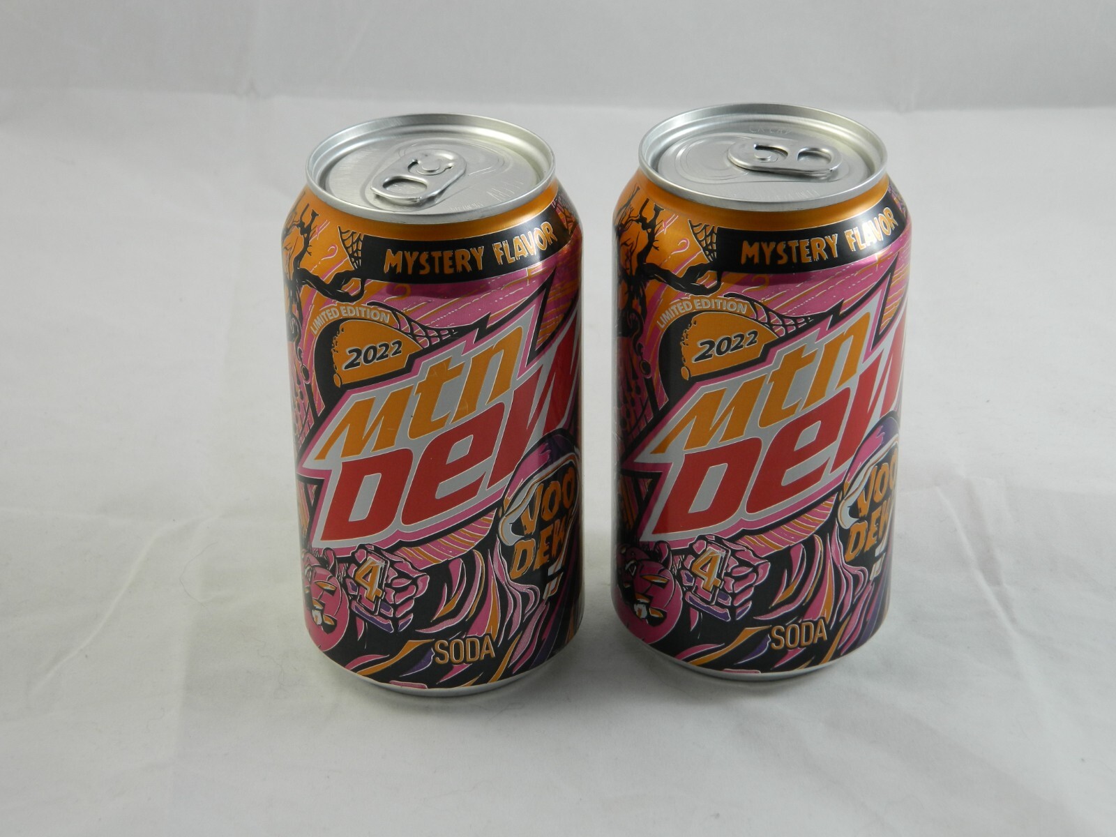 Mountain Dew Voo Dew 2022 Mystery Flavor Full 12 Oz Can VooDew New MTN