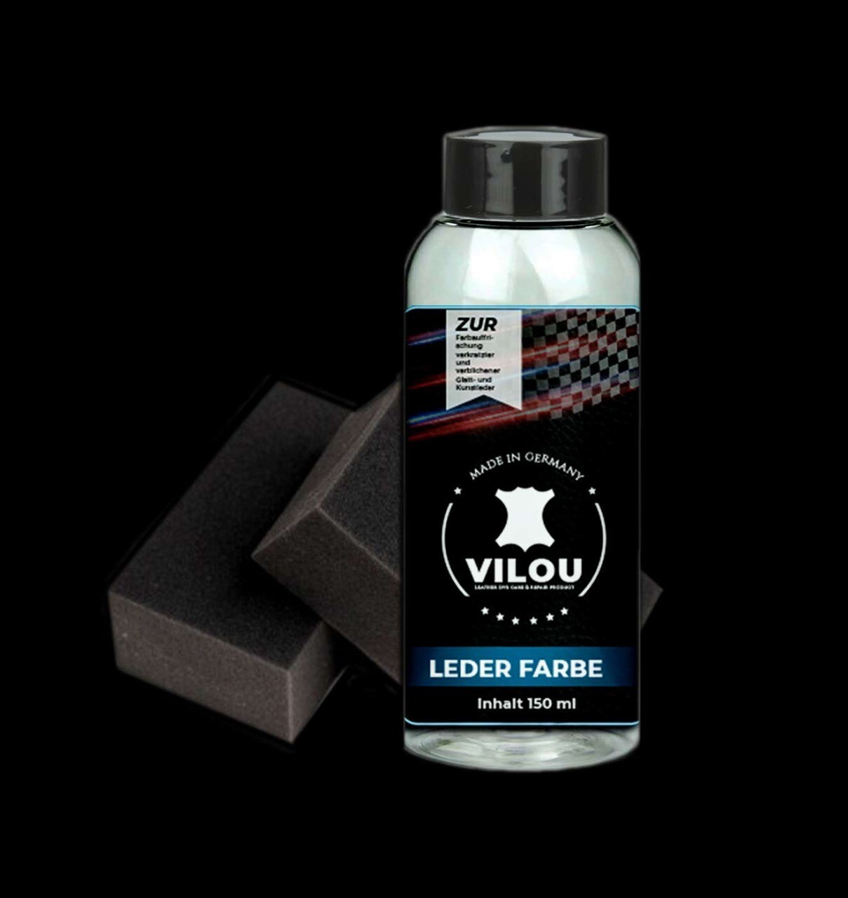 150 ml leather color leather-fresh black F 034 for BMW leather seats by "Vilou"