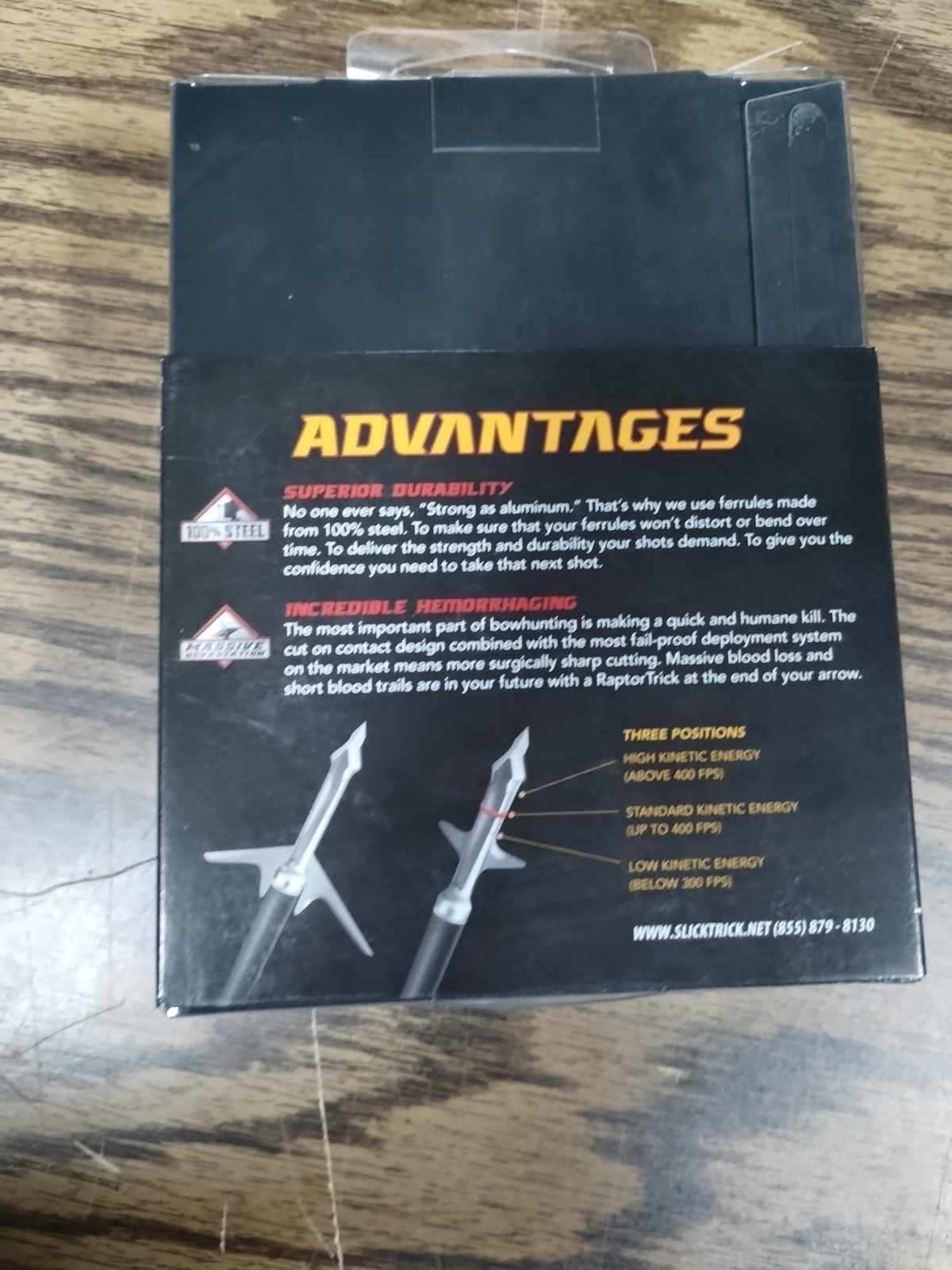 Slick Trick Raptor Trick Mechanical Crossbow Broadhead 100 Grain 2" - 3/Pack