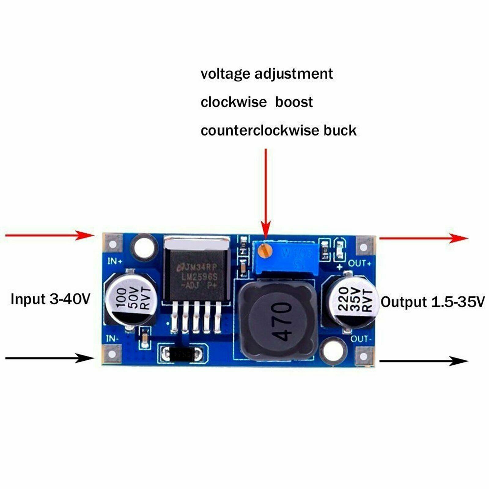 1PC DC-DC LM2596 power Supply Buck Converter step-down module