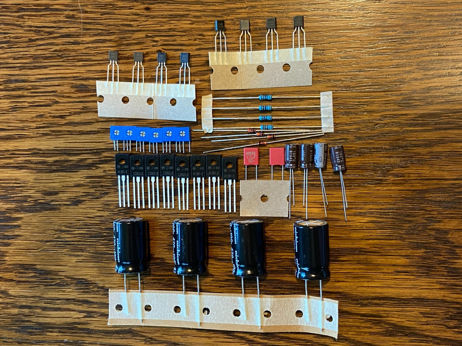 Sansui F-2806 Driver Boards Rebuild Recap Kit for G-8000 G-9000 G-801 G-901