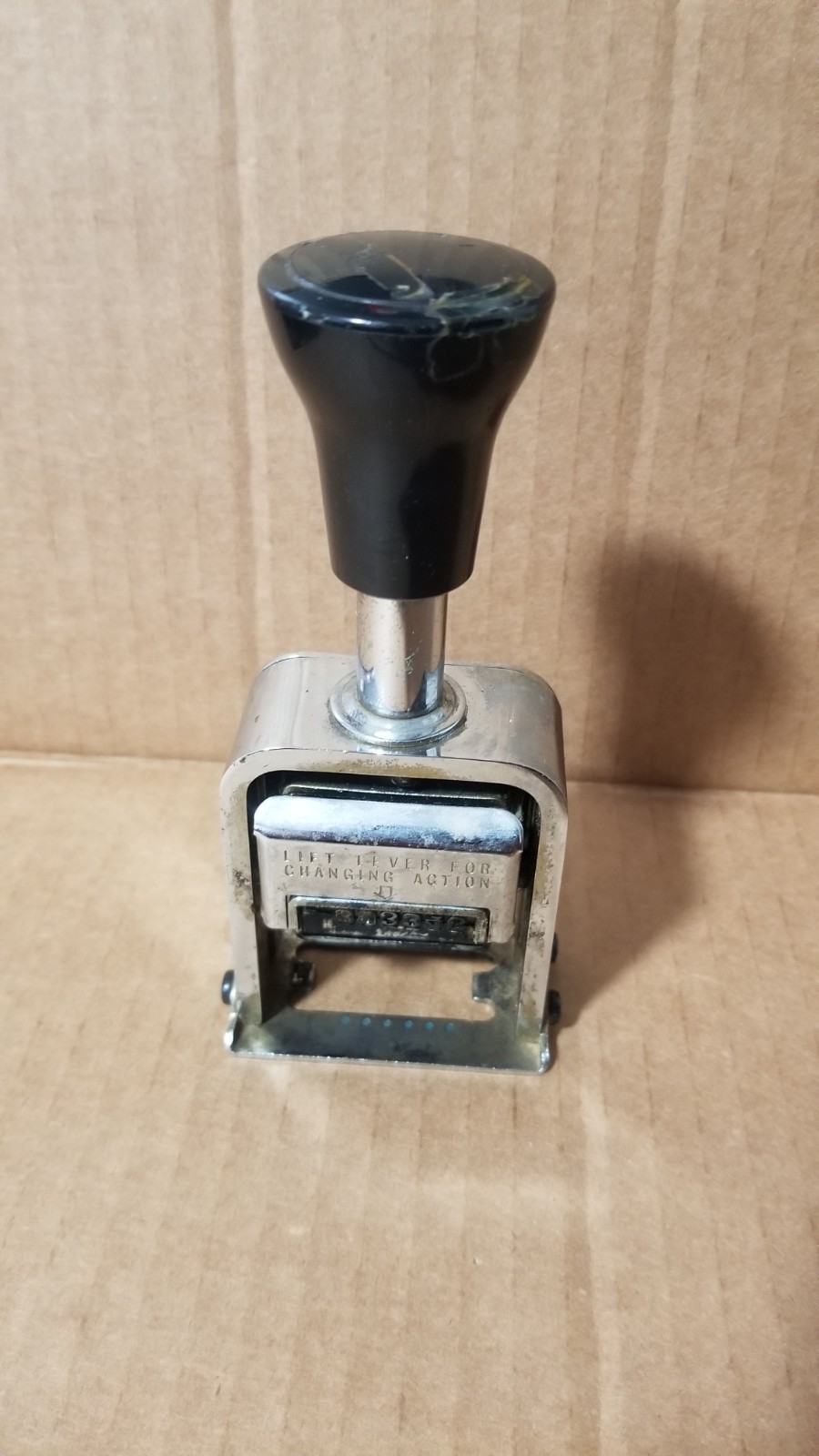 Vintage Ertan Model 188 Automatic Numbering Machine Working VGC