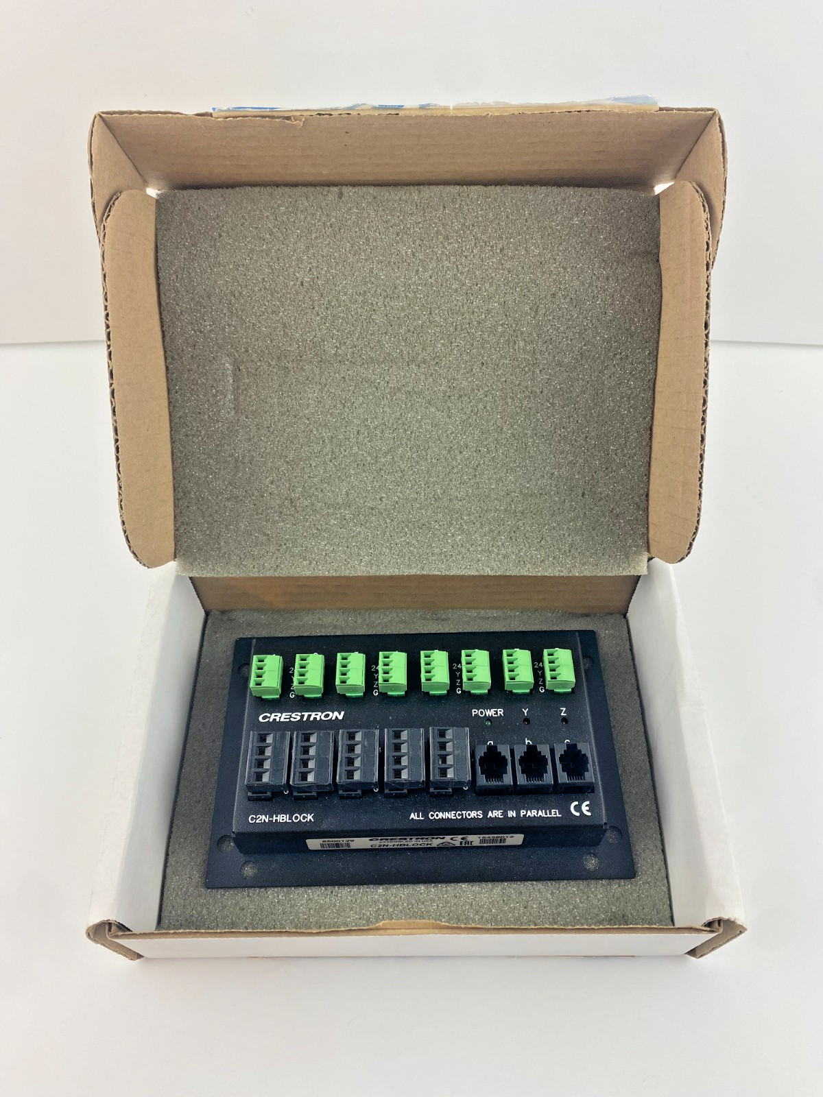 Crestron C2N-HBLOCK  Multi-Type Cresnet Distribution Block, Open Box