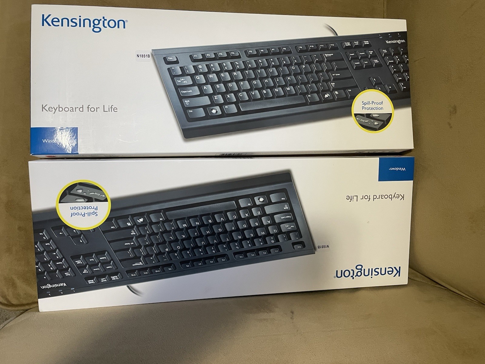 Kensington Keyboard for Life Standard Wired Black Keyboard