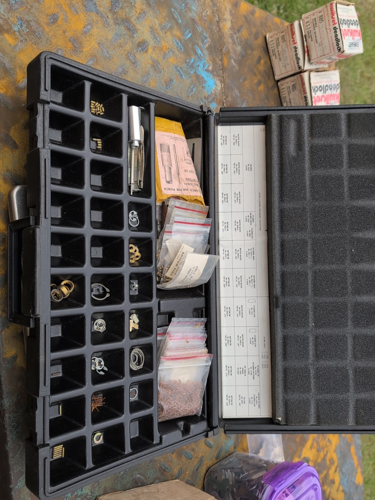 Weiser Keying Kit 1387 Vintage Set