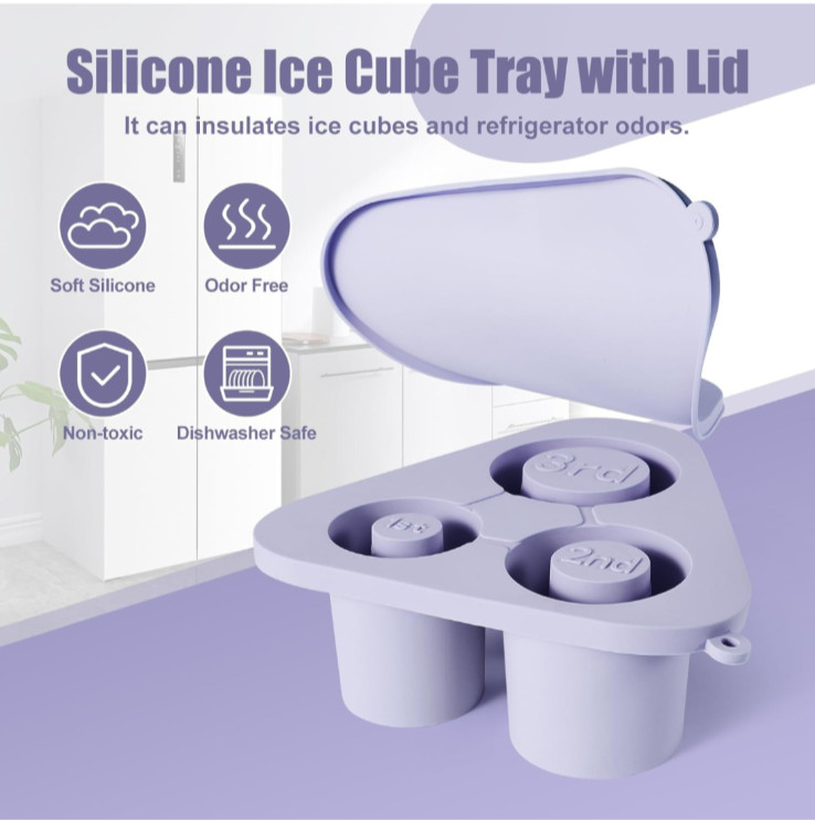 YIOYULEN Silicone Ice Cube Tray for Stanley Cups