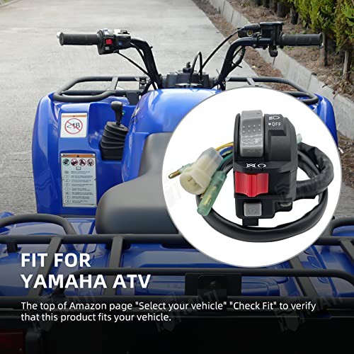 Left Handlebar Control Start Engine Run Off Headlight Switch for Yamaha Moto