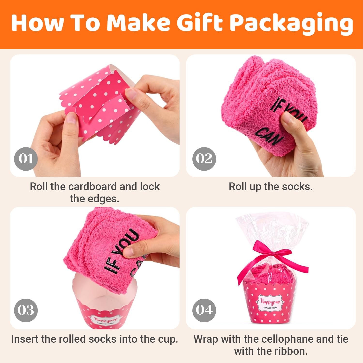HAPPYPOP Birthday Gifts Ideas for Women - Medium, Soft Dark Pink