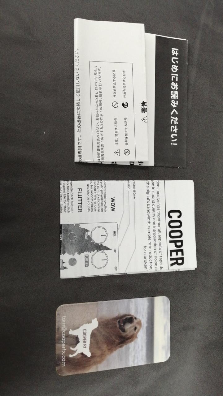 COOPER FX GENERATION LOSS V2 5845387 Effects Pedal