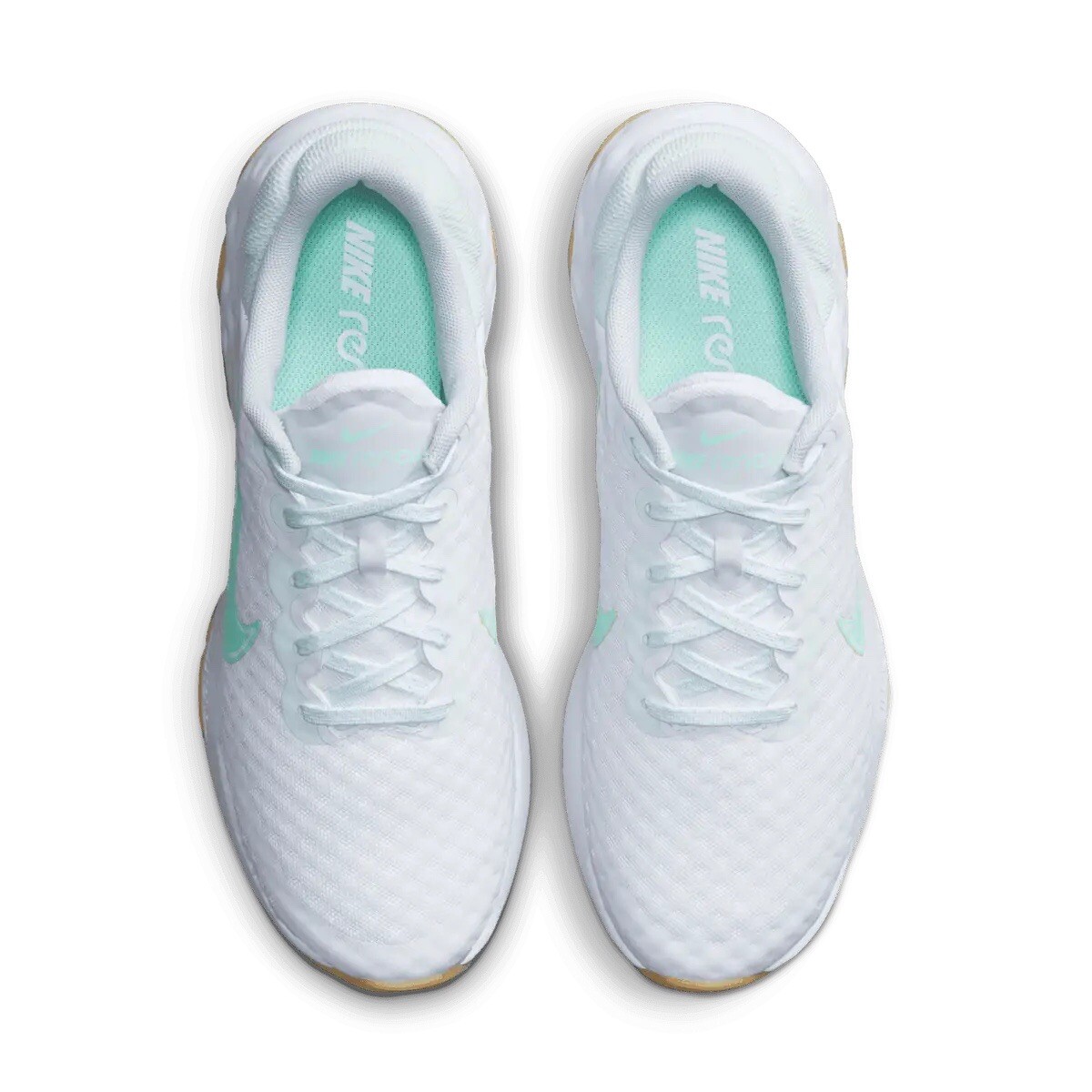 Women Nike Nike womens Renew Ride 3 Athletic Shoes White/Barely Green DC8184-101