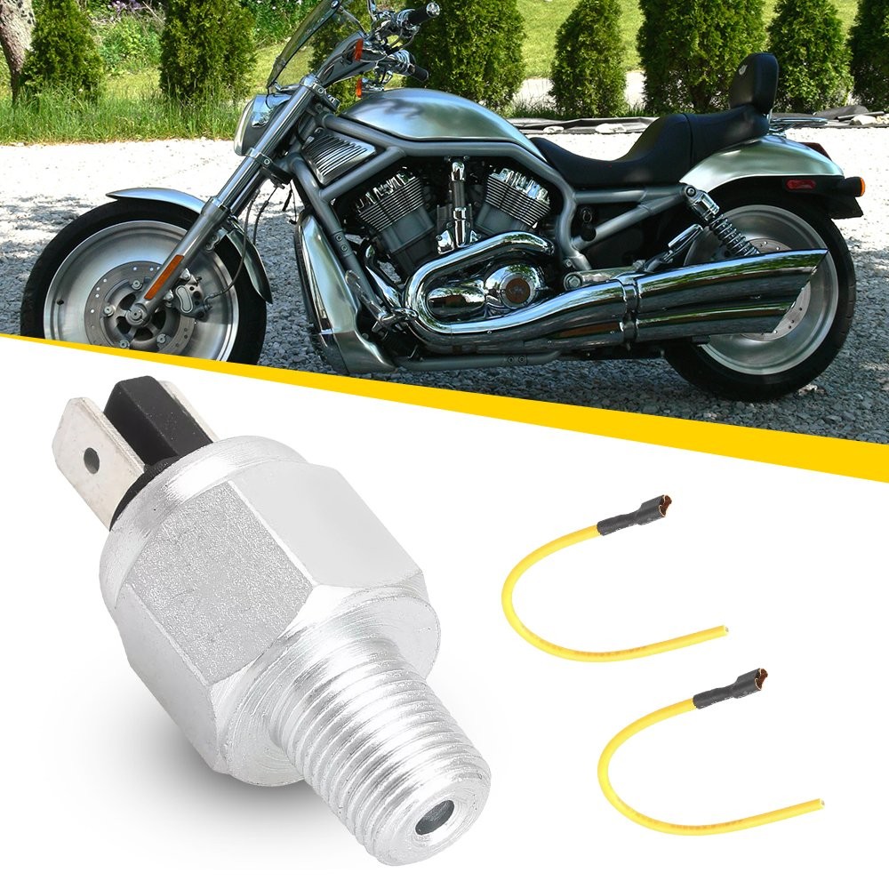Hydraulic Brake Stop Light Switch Cable Fit Harley-Davidson Replacement Rear EXC