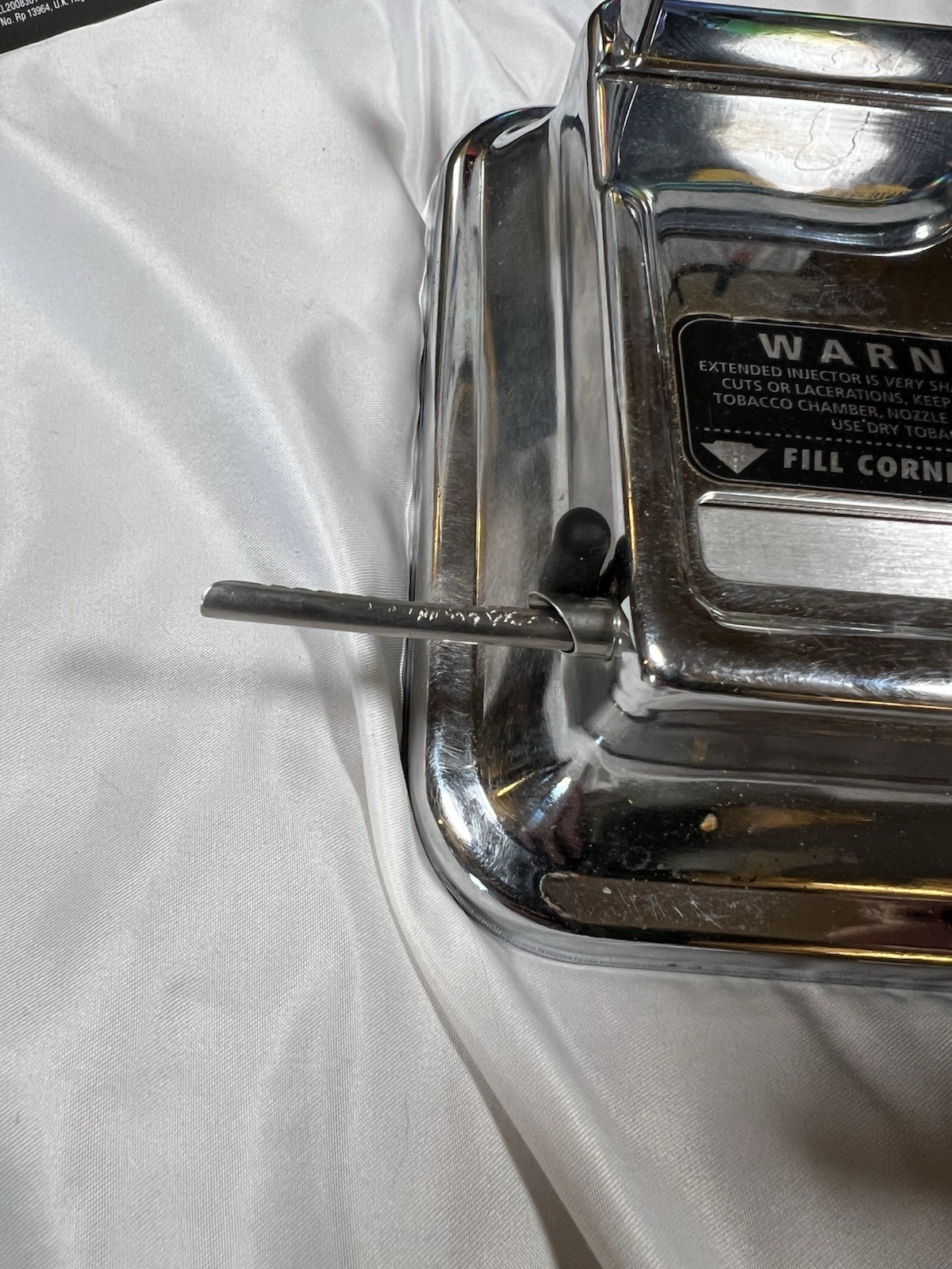 Top-O-Matic T2 Cigarette Rolling Machine W/Original Box