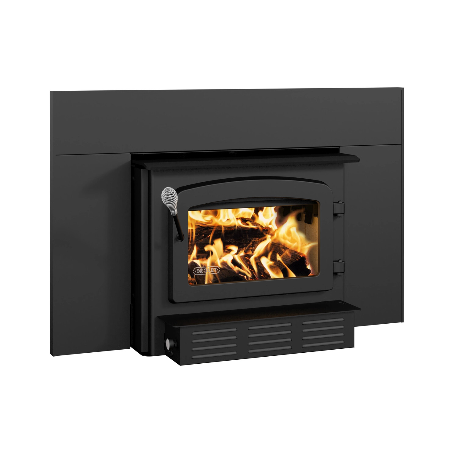 Drolet Escape 1800-i Wood Fireplace Insert With Fan/Faceplate-30% Tax Rebate