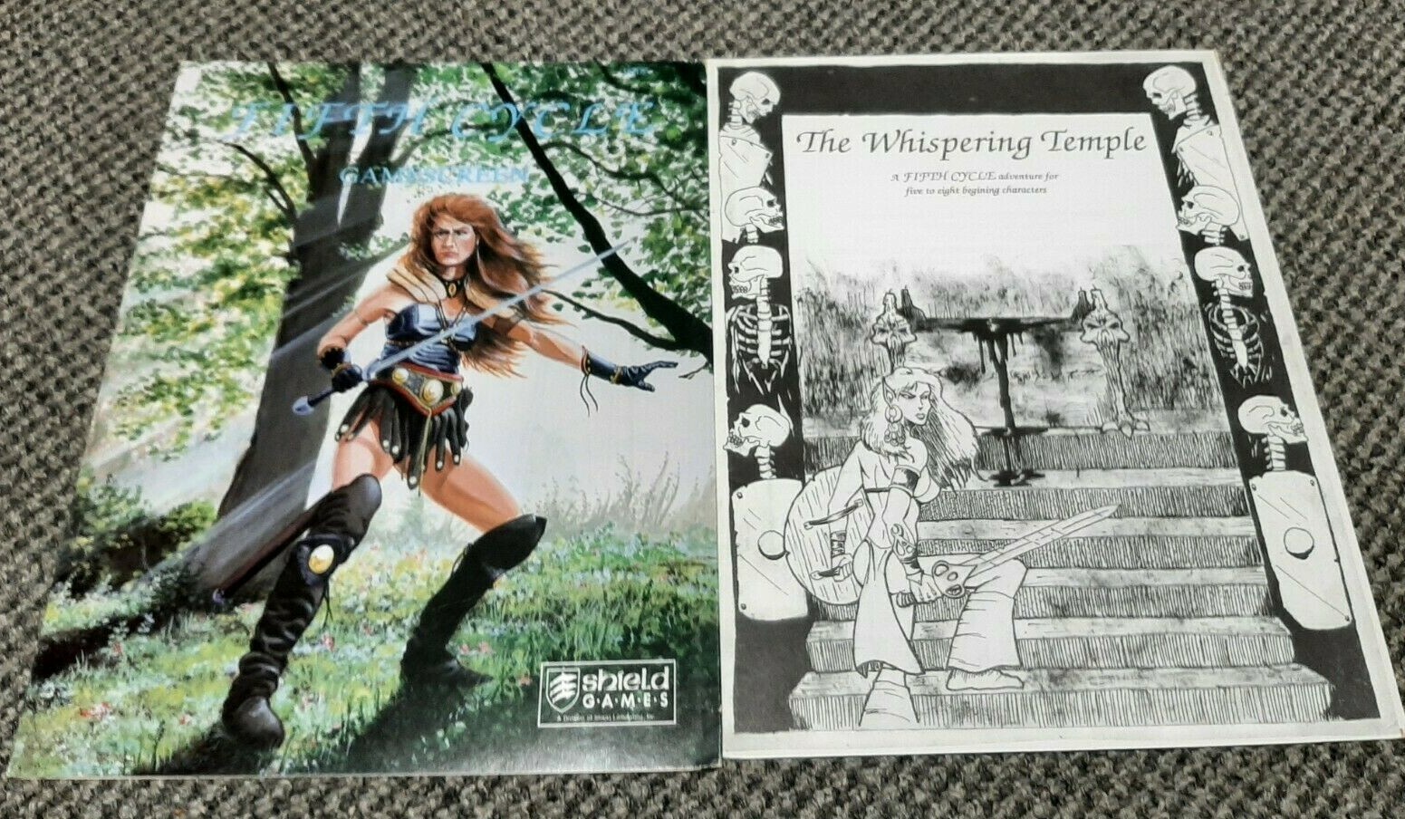 Fifth Cycle Gamescreen w/ The Whispering Temple - Shield Games