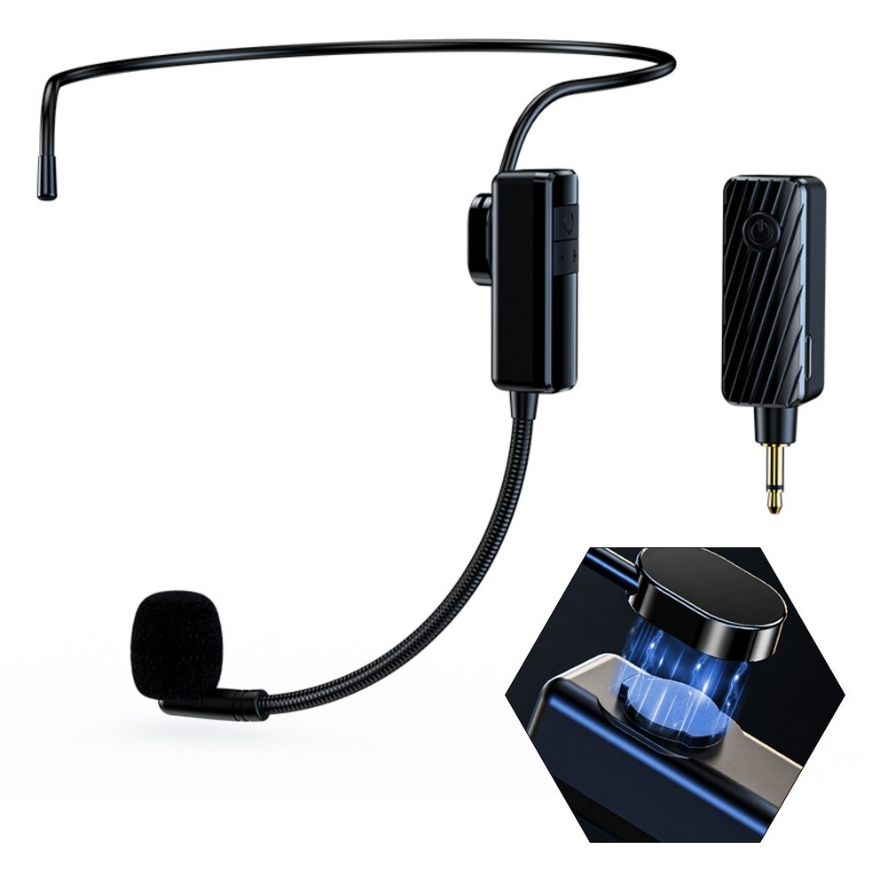 2 4G Cordless Microphone with 160ft Range for Performance and Flexibility