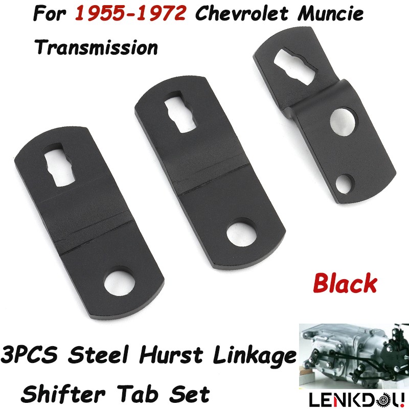 Steel Transmission Hurst Linkage Shifter Tab Set For Chevrolet w/ Muncie 1955-72
