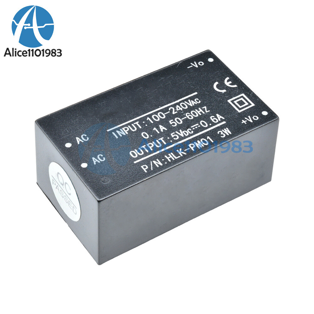 2PCS HLK-PM01 AC-DC 220V to 5V Step-Down Power Supply Module Household Switch