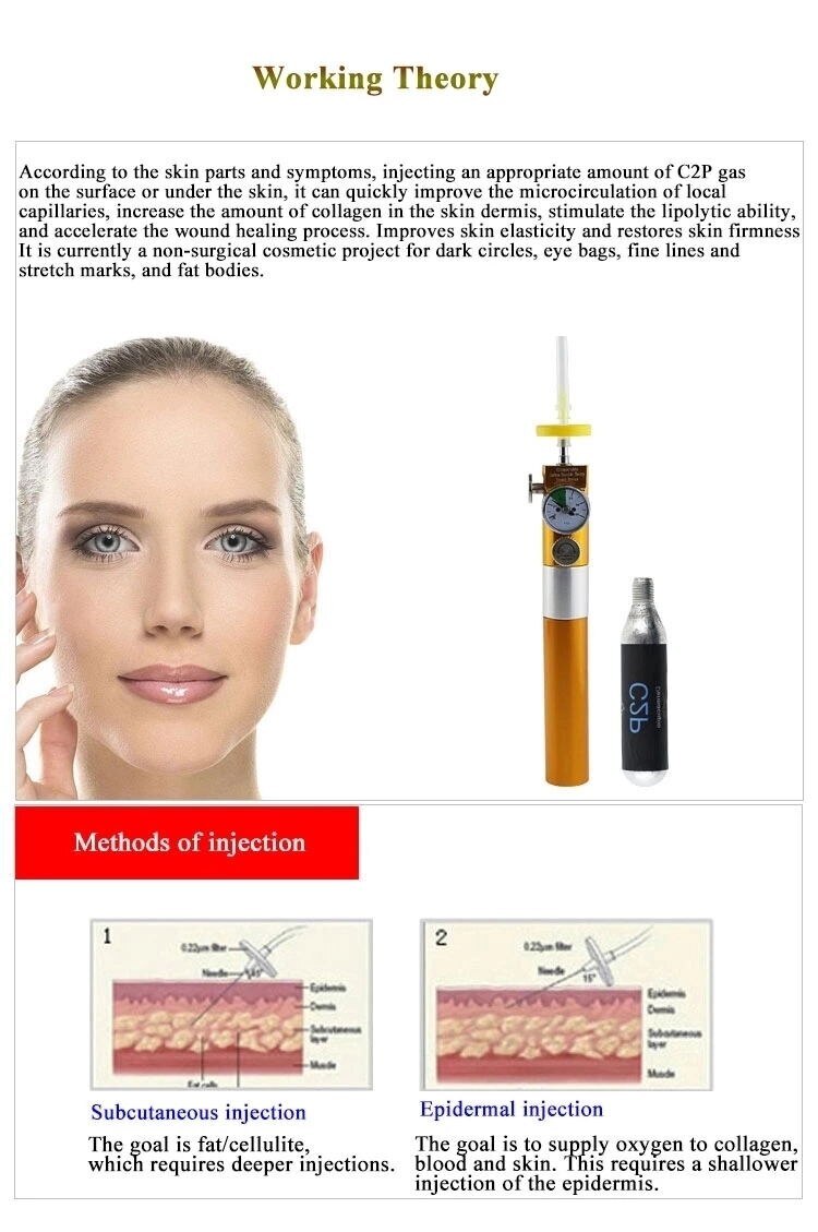 CO2 /C2P/CDT Device for Stretch Marks Carbon Facial Skin Beauty Therapy Machine