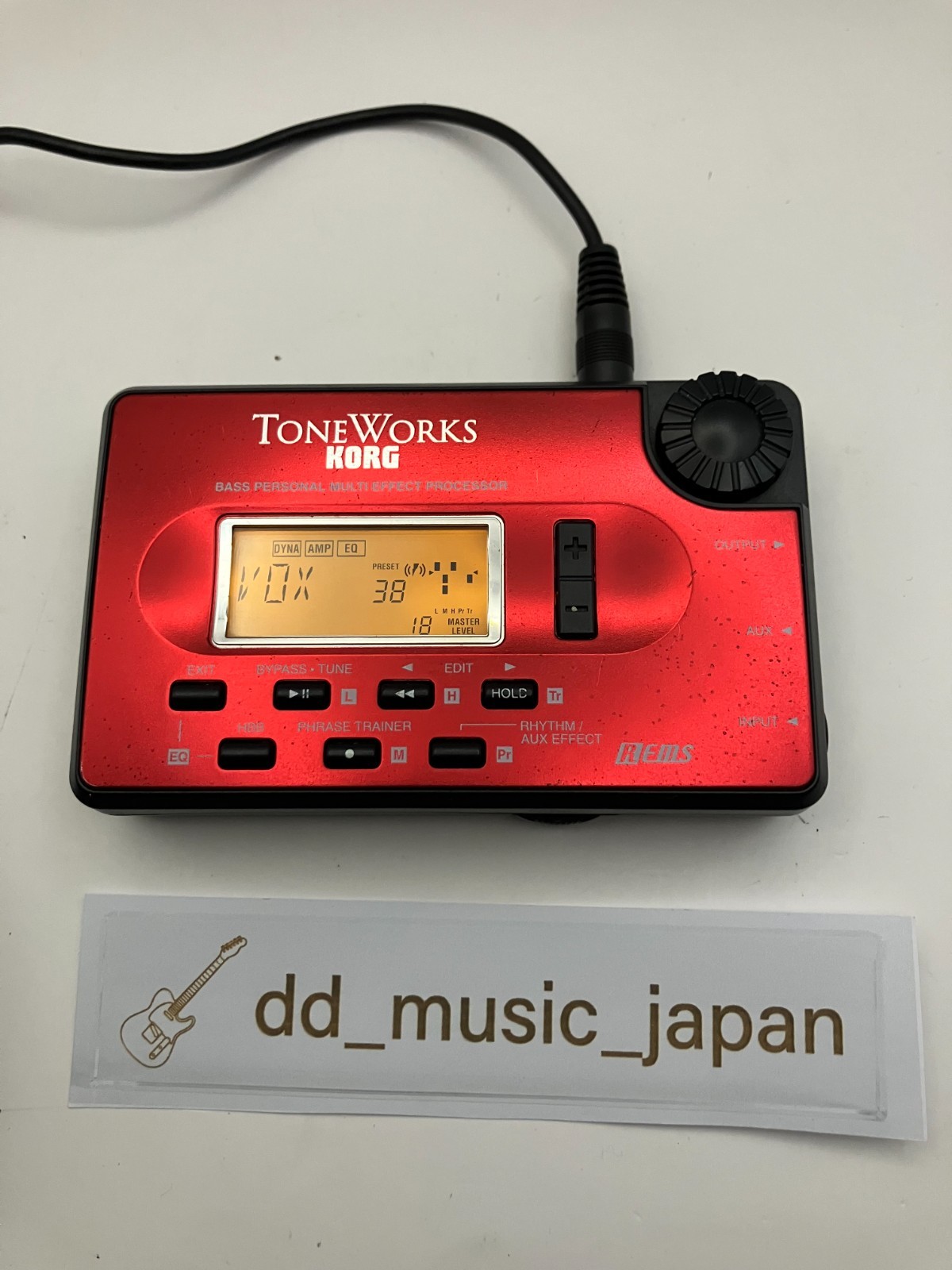 KORG PX3BT Pandora Bass Personal Multi Effect Processor Tested Used