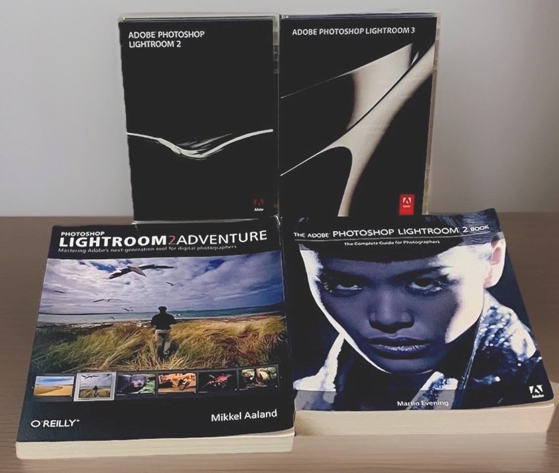 Adobe Photoshop Lightroom 2 & 3 Mac DVD Set With Guide Books Vintage