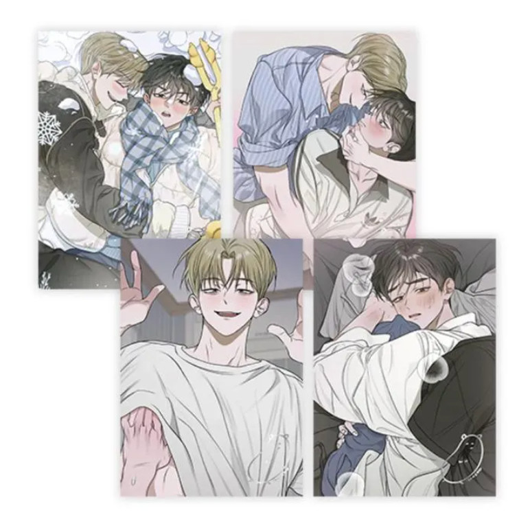 Pond Where Flowers Fall Manhwa Merch - A5 Illustration Artboard Set