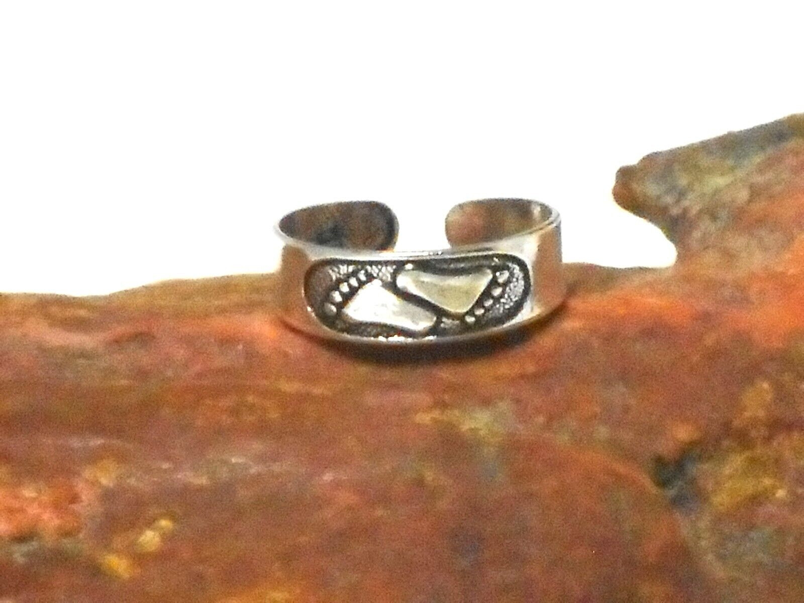 Adjustable TOE RING Sterling Silver 925 - Gift Boxed