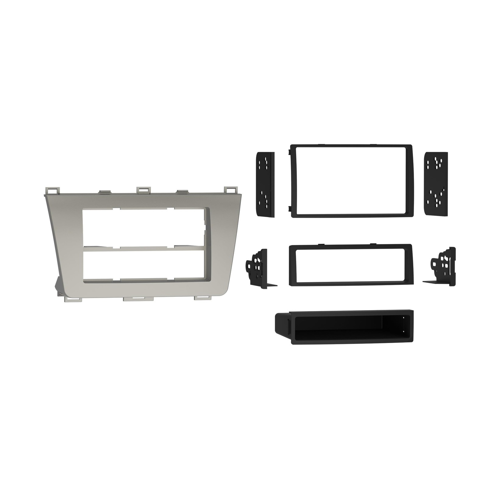 Metra Electronics 99-7511S Single Din Or Double Din Radio Installation Dash Kit