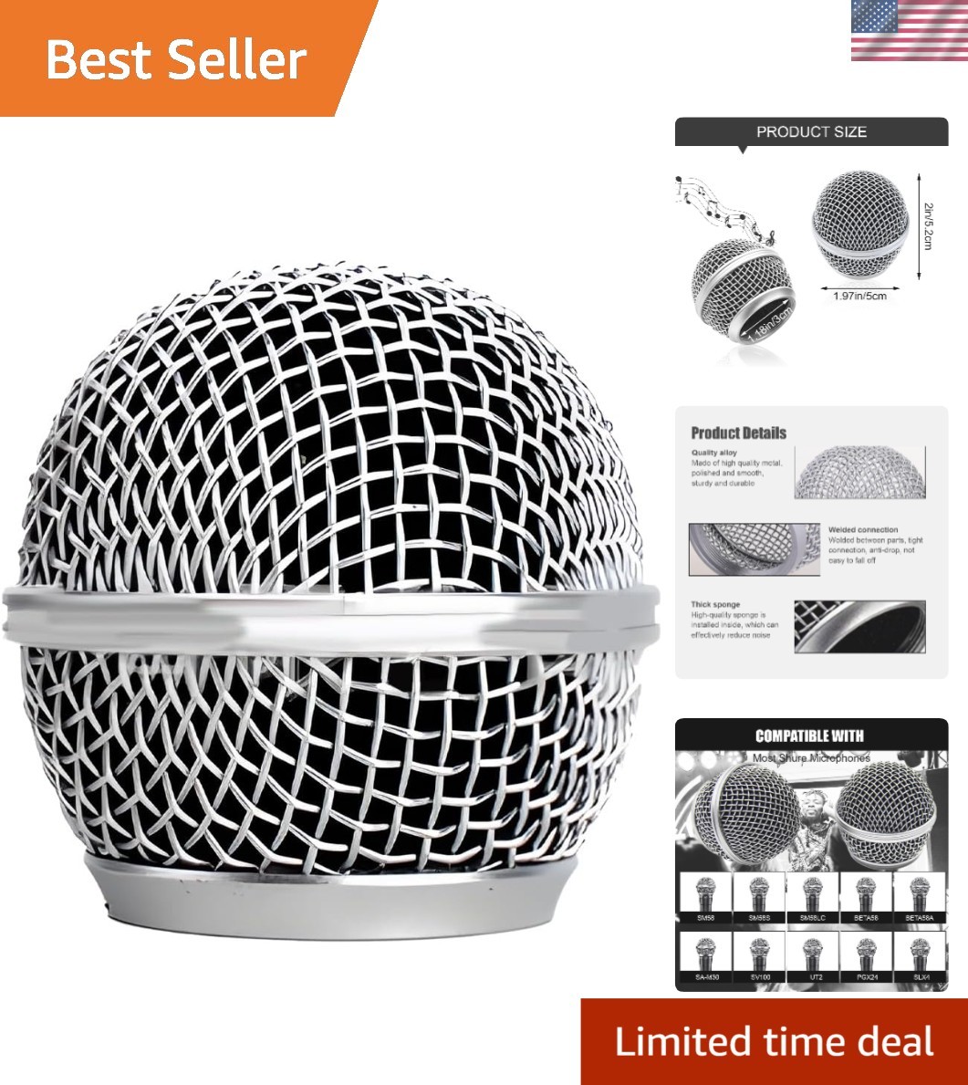 1 PCS Microphone Head Replacement for SM58 – Enhance Your Audio Experience